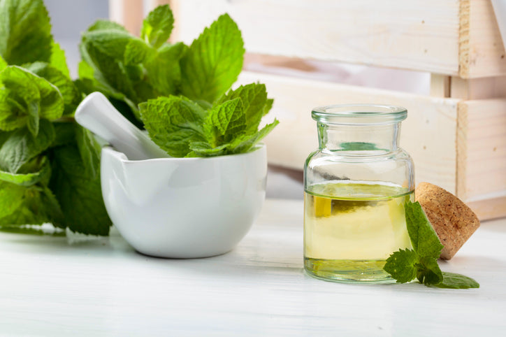 How to make mint simple syrup.